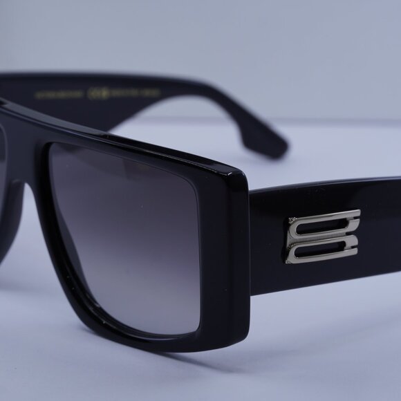 Victoria Beckham VB678S 001 Square Sunglasses – Black/Grey Gradient - Picture 3 of 9